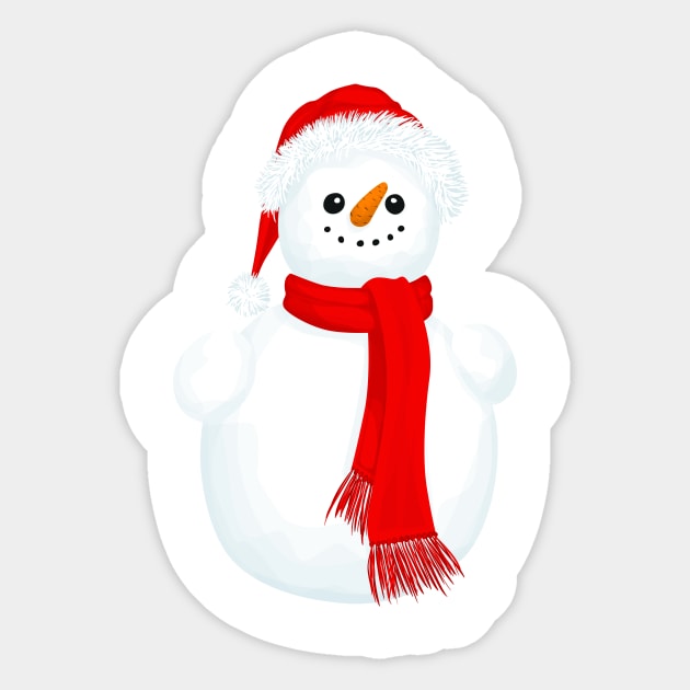 Snowman Sticker by katerinamk